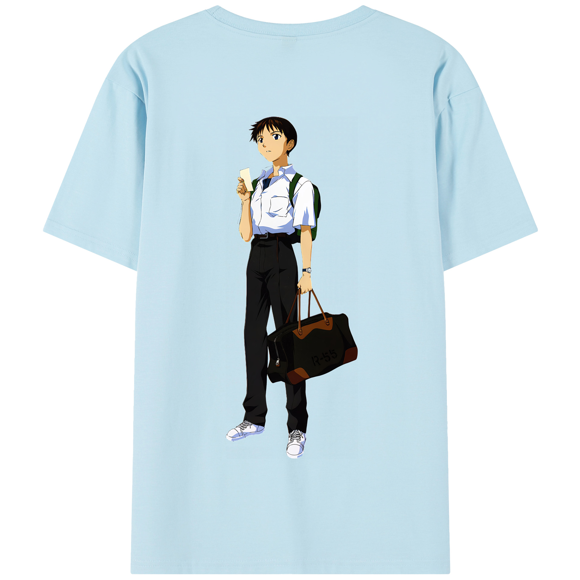 （画像用） EVA 新世紀エヴァンゲリオン 綿100％半袖Tシャツ（背面プリント）